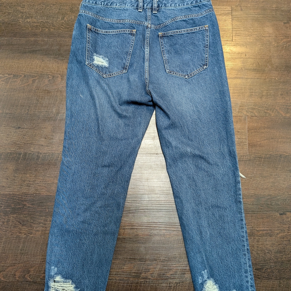 "We The Free" by Free People Distressed Raw Hem Jeans Size 31 - Picture 2 of 6